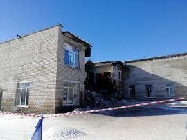 В Чувашии обрушилось здание школы
