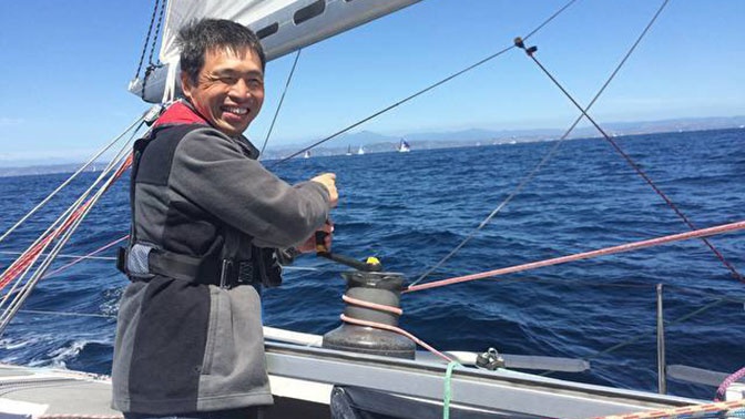 Слепой японский моряк пересек Тихий океан на яхте