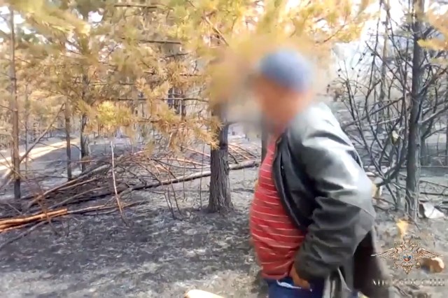 В Забайкалье пастух, разогревая еду, сжёг 600 га леса