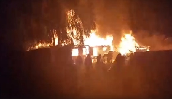 В соседнем с Чемодановкой селе сожгли цыганский дом