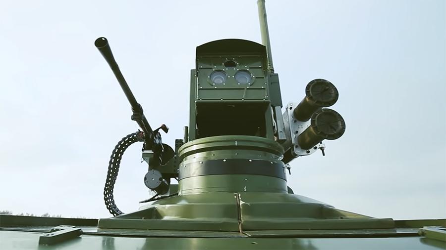 Военные завершили ходовые испытания российского боевого робота «Маркер»