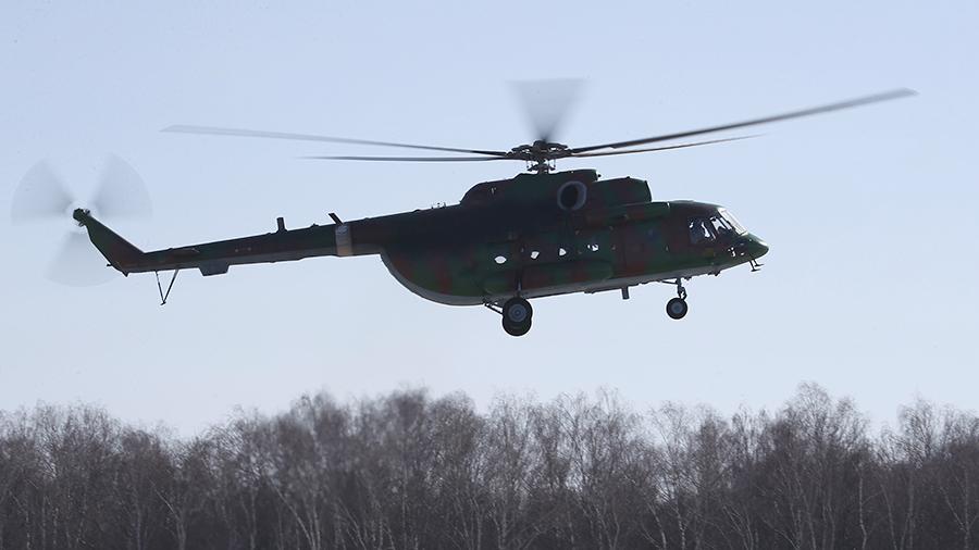 Вертолет Ми-8 случайно выстрелил по жилому дому в Чите