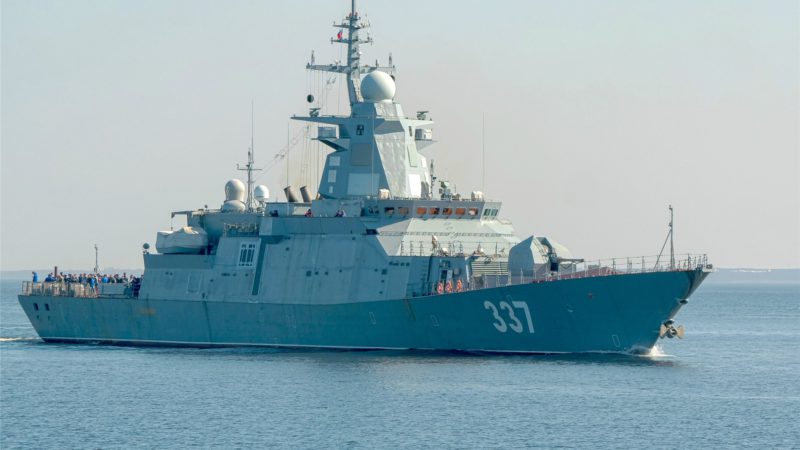 ВМФ России пополнил корвет «Гремящий»