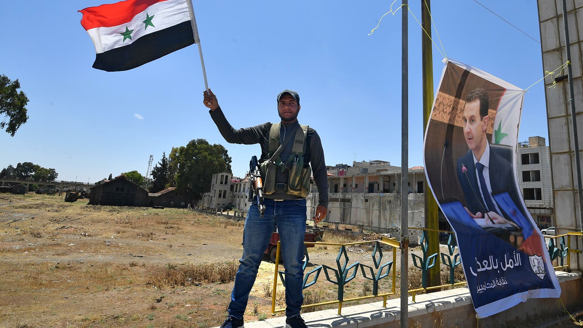 В сирийском городе Дераа прогремел взрыв в день выборов