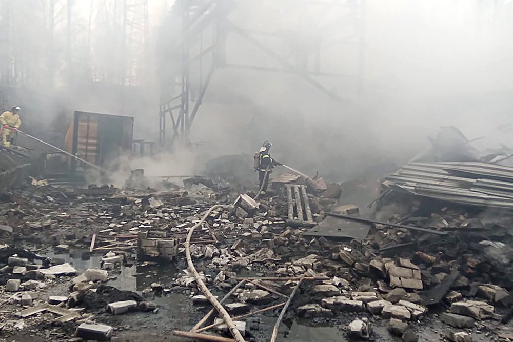 Больше десяти человек погибли под Рязанью из-за взрыва на заводе пороха