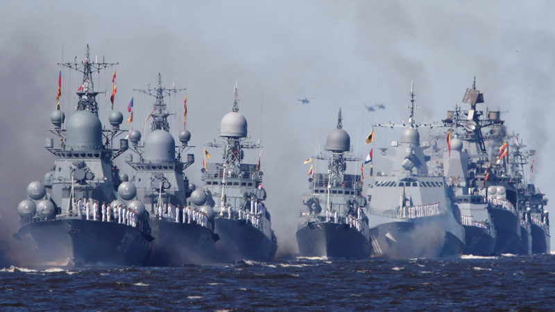 Корабли Тихоокеанского флота России отправились в дальний поход