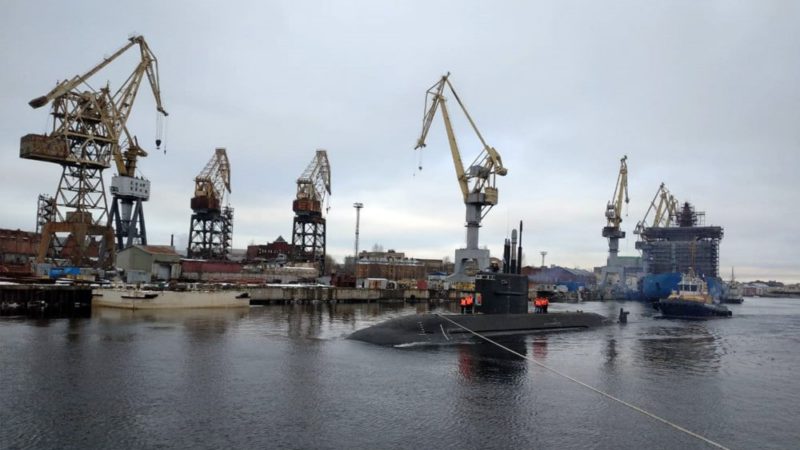 В России начали резать металл на новые подлодки