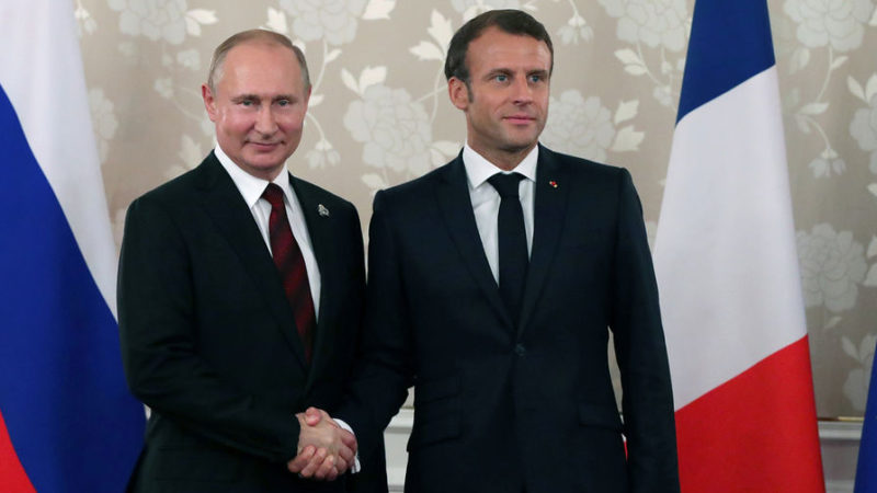 Путин встретится с Макроном в Кремле